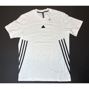 Adidas Multisport White Short Sleeve T-shirt Mens Size Medium IC8245